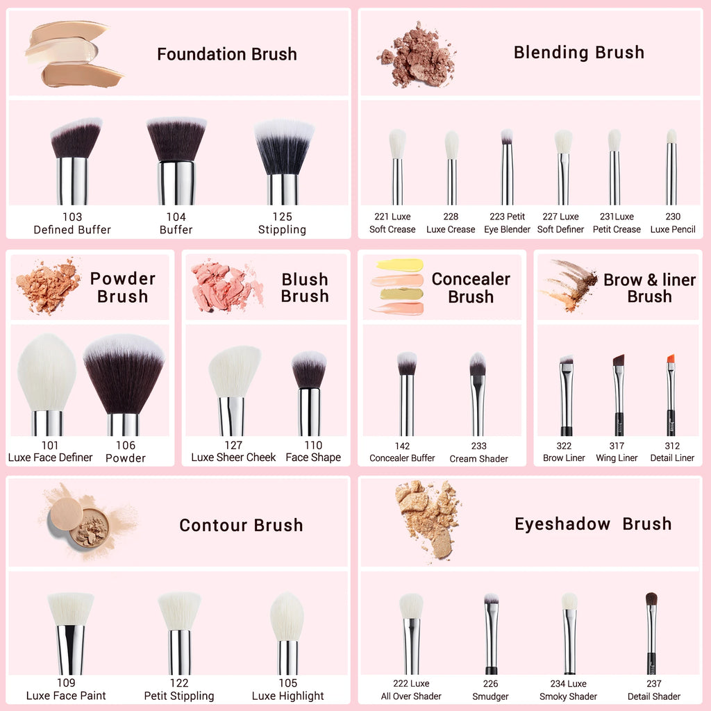 Jessup 25 Piece Brush Set