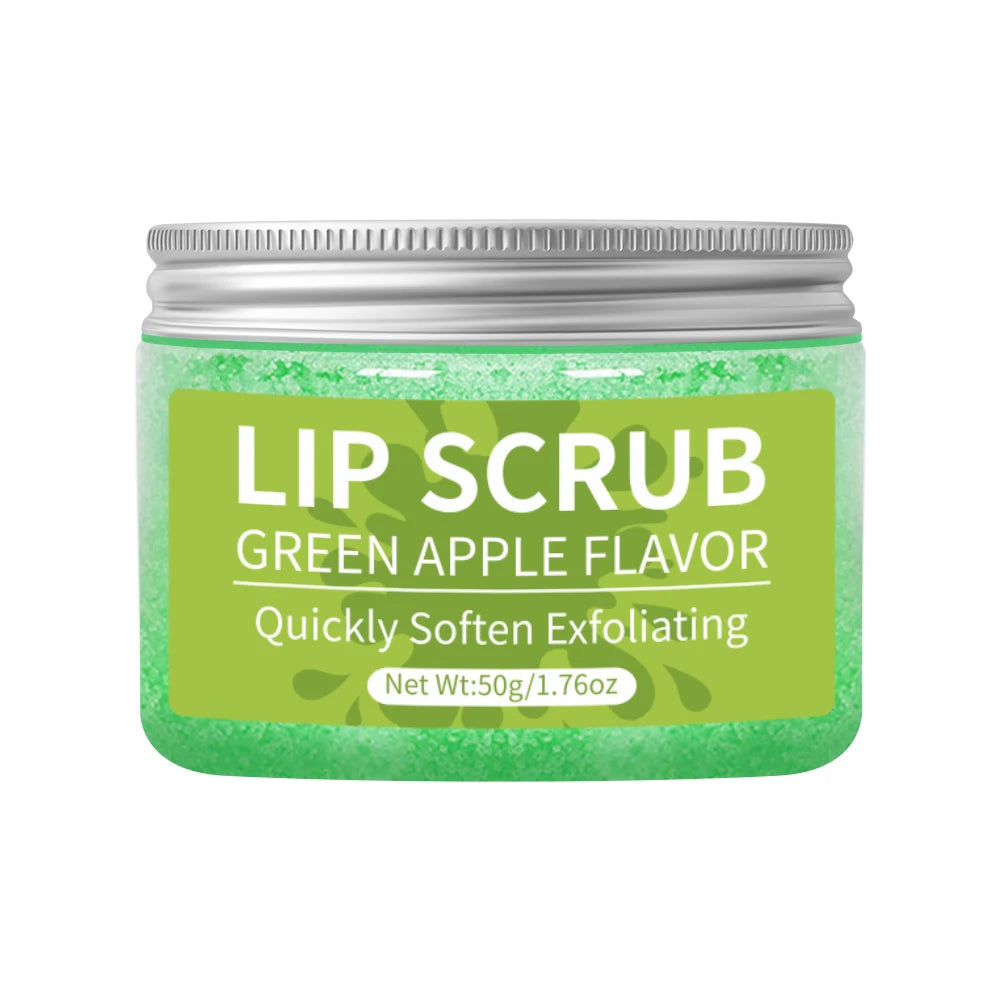 Coconut, green apple, watermelon lip scrub exfoliating deep cleansing moisturizing female gift Care Moisturizing