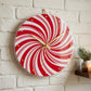 Custom Santa Claus Reindeer Acrylic Wall Clock 10 Christmas Holiday Decor, Transparent Edge, Silent Quartz