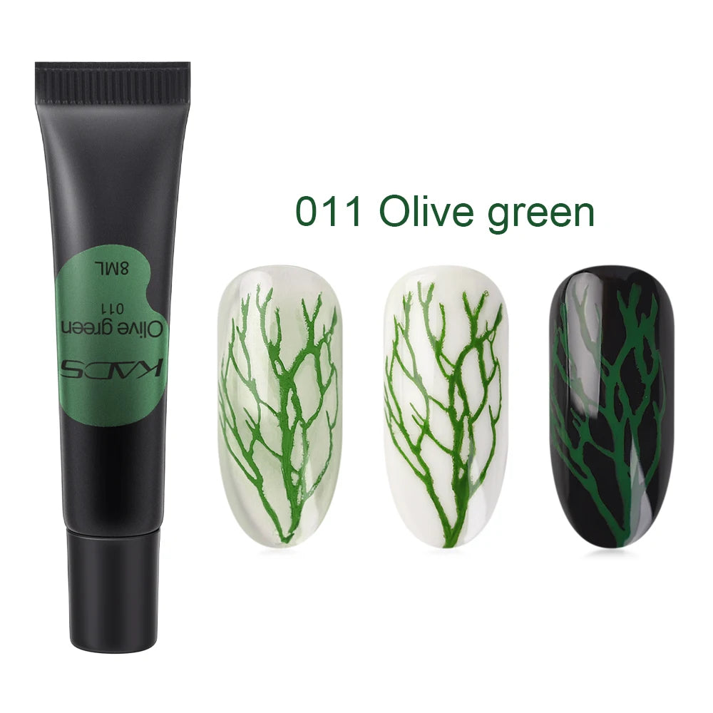 Stamping Gel Polish 8ml Gel Paint Nail Polish for Stamping Print Black White UV Gel Vanish for Nail Art Stamp Plate Tool