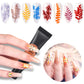 Stamping Gel Polish 8ml Gel Paint Nail Polish for Stamping Print Black White UV Gel Vanish for Nail Art Stamp Plate Tool
