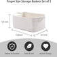 3pcs Woven Basket, Gift Basket Empty