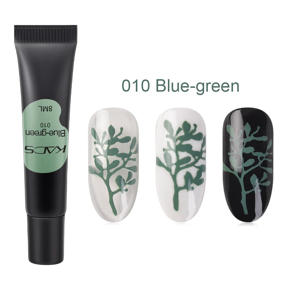 Stamping Gel Polish 8ml Gel Paint Nail Polish for Stamping Print Black White UV Gel Vanish for Nail Art Stamp Plate Tool