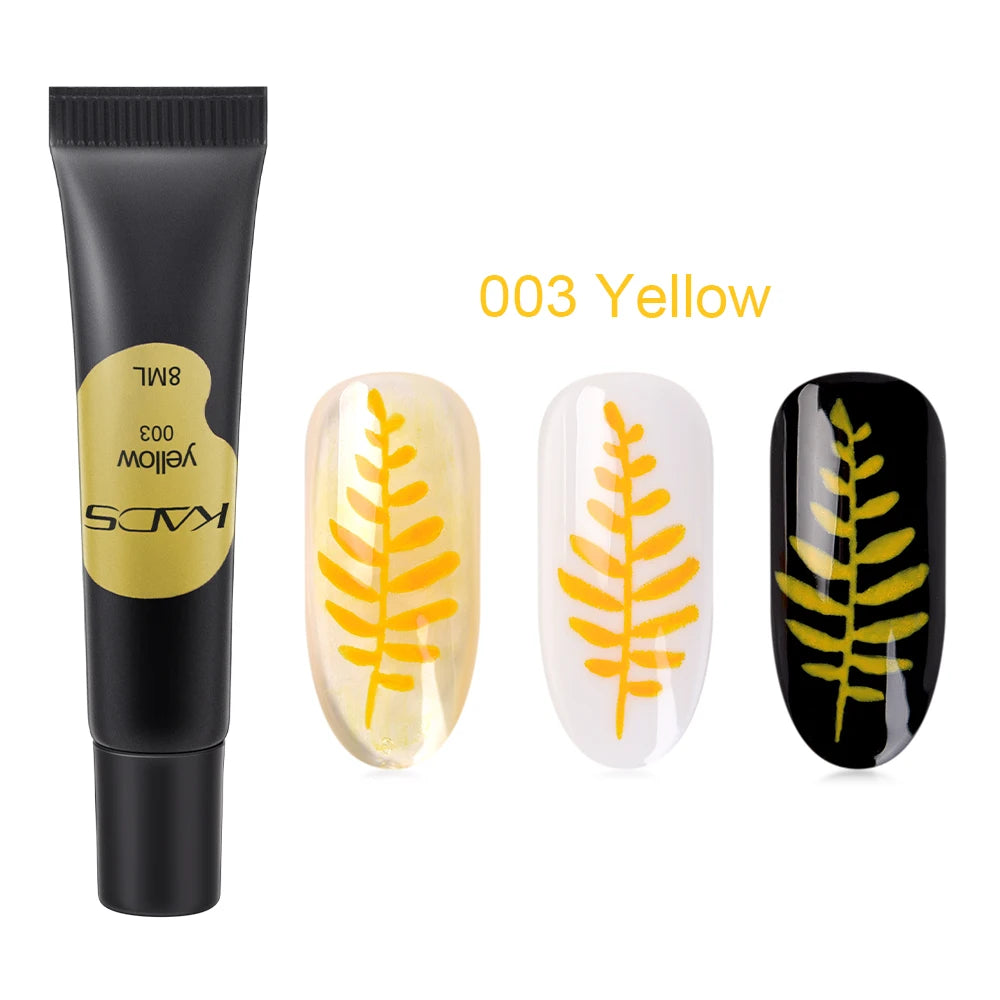 Stamping Gel Polish 8ml Gel Paint Nail Polish for Stamping Print Black White UV Gel Vanish for Nail Art Stamp Plate Tool