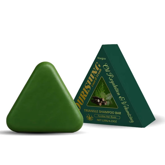 Hoegoa Herbal Nourishing Shampoo Soap Cares For Your Hair, Cleanses It, Makes It Smooth, Lustrous, Refreshing And Non-Greasy