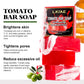 Private Label 10x Whitening Soap Handmade 2-Pack Natural Tomato Cleanse Dark Spot Even Tone Brightening Soap for Instant Glow