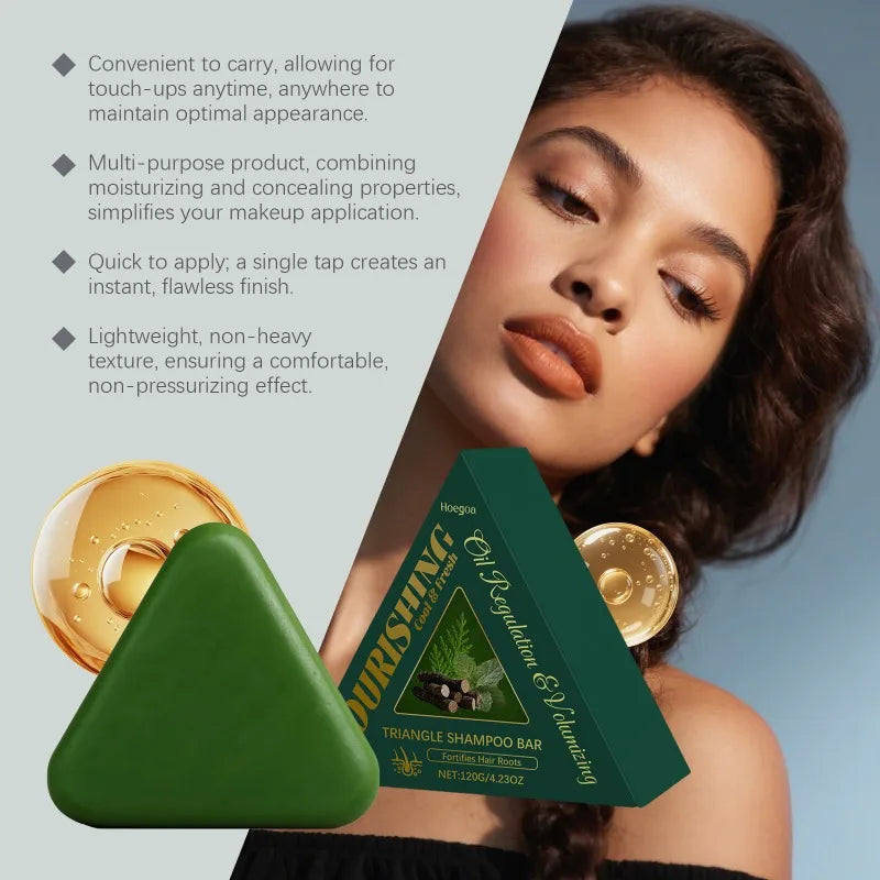 Hoegoa Herbal Nourishing Shampoo Soap Cares For Your Hair, Cleanses It, Makes It Smooth, Lustrous, Refreshing And Non-Greasy