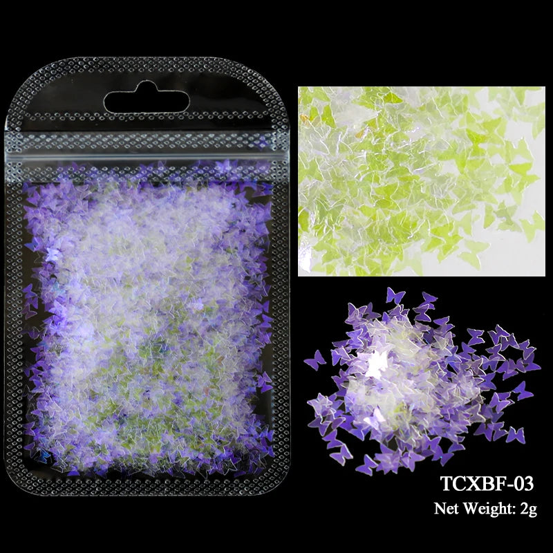Holographic Nail Glitter Flakes