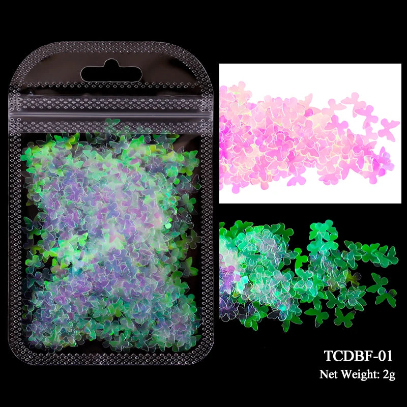 Holographic Nail Glitter Flakes