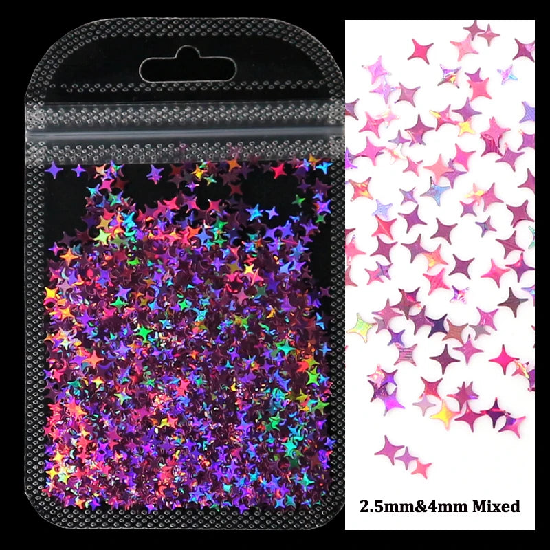 Holographic Nail Glitter Flakes