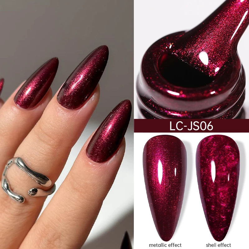 LILYCUTE 7ML Thermal Gel Nail Polish Ultra-thin Temperature Color Changing Gel Polish Semi Permanent UV Gel Nail Art Gel Varnish