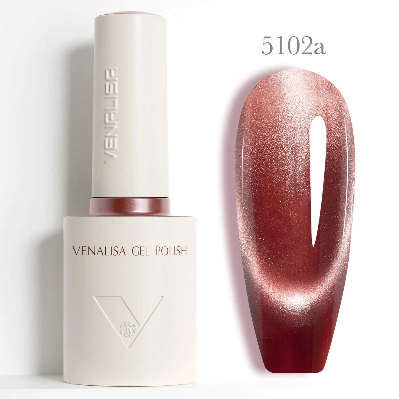 Venalisa V6 Nail Gel Polish Hema Free TPO Free Ultra Red Color Cat Eye Soak Off UV LED Semi Permanent Long Wear Diamond Top 10ml