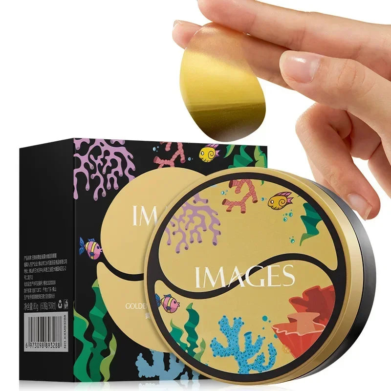 Collagen Eye Mask 60pcs Moisturizing Hydrating Firming Anti Dark Circles Eye Bags skincare Gel Masks Eyepatch Beauty Eye Patches