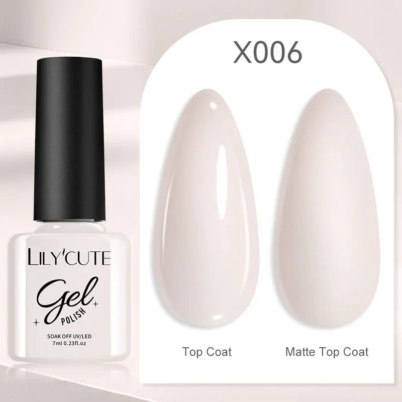 LILYCUTE 7ML Thermal Gel Nail Polish Ultra-thin Temperature Color Changing Gel Polish Semi Permanent UV Gel Nail Art Gel Varnish