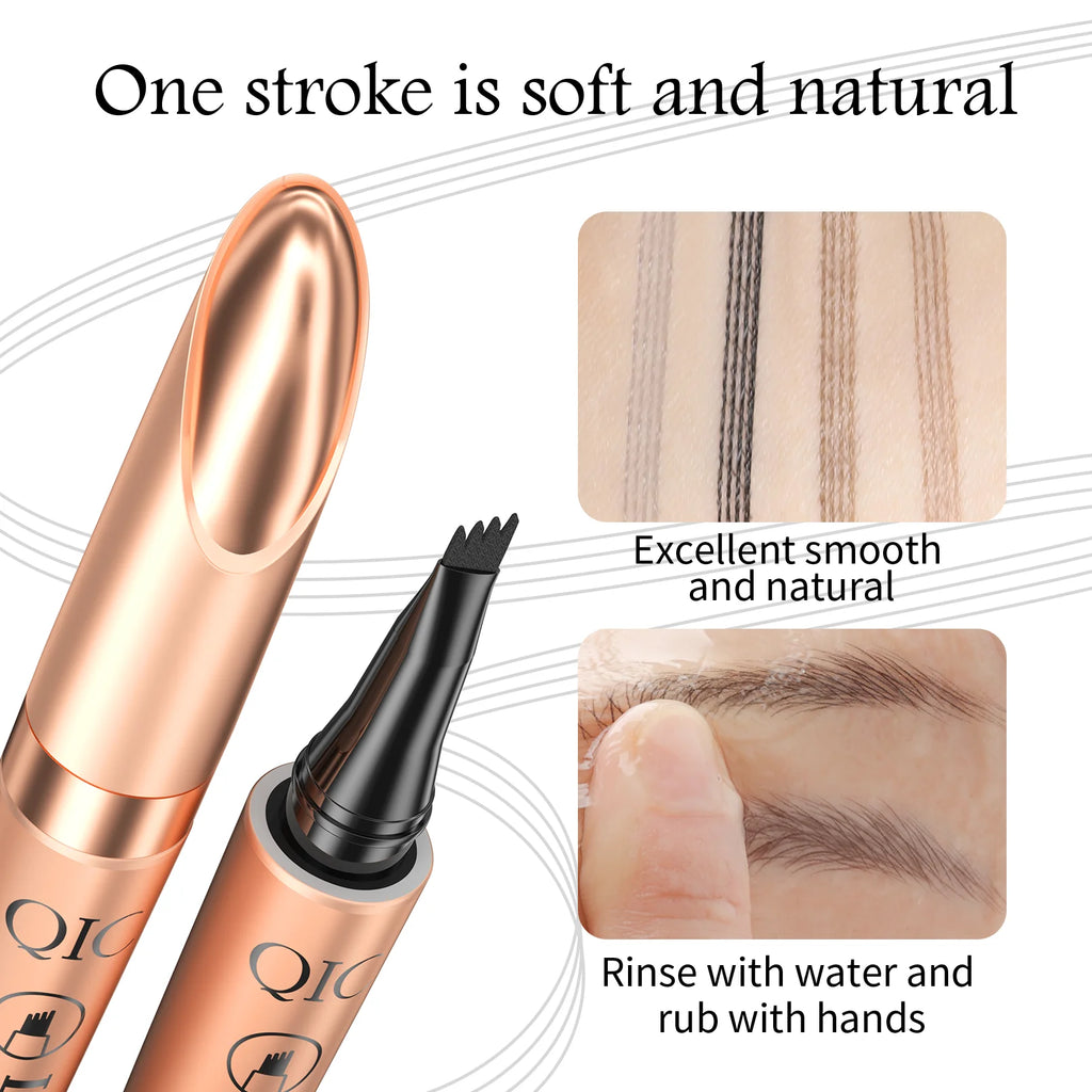 Four-Tip Waterproof Brow Pen