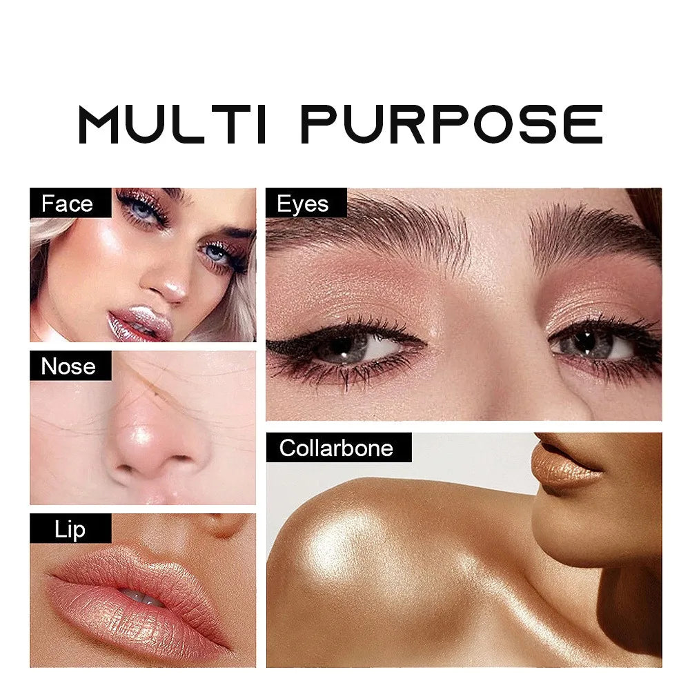 Dual-Color Shimmer Eyeshadow Stick