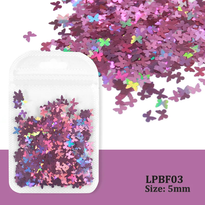 Holographic Nail Glitter Flakes
