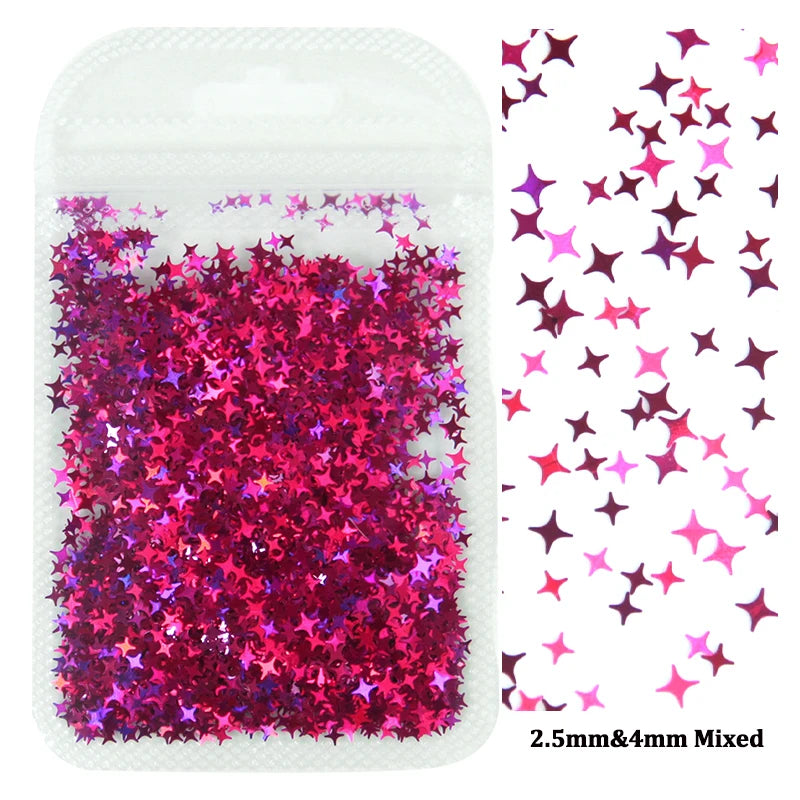 Holographic Nail Glitter Flakes