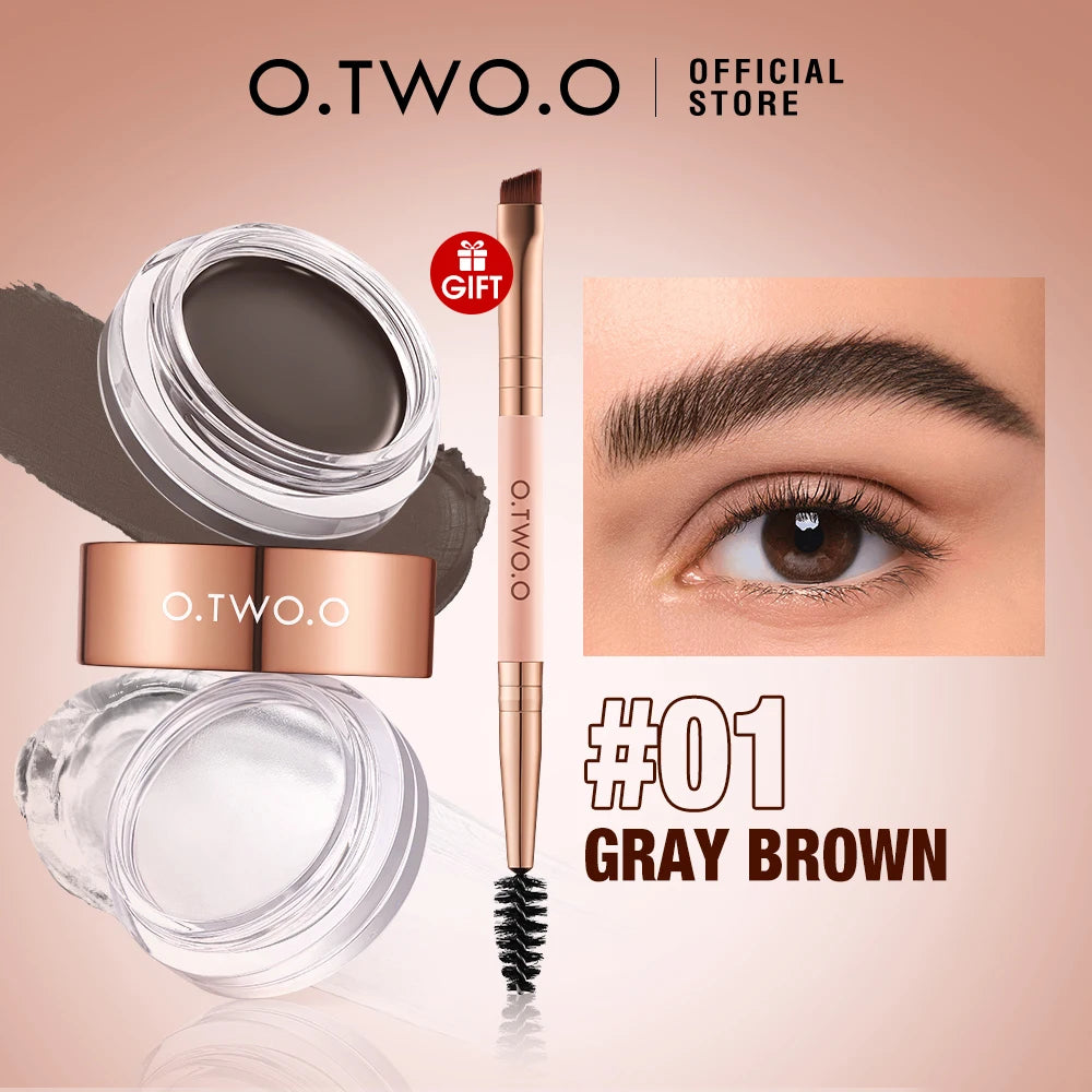 O.TWO.O Two-in-One Brow Pomade