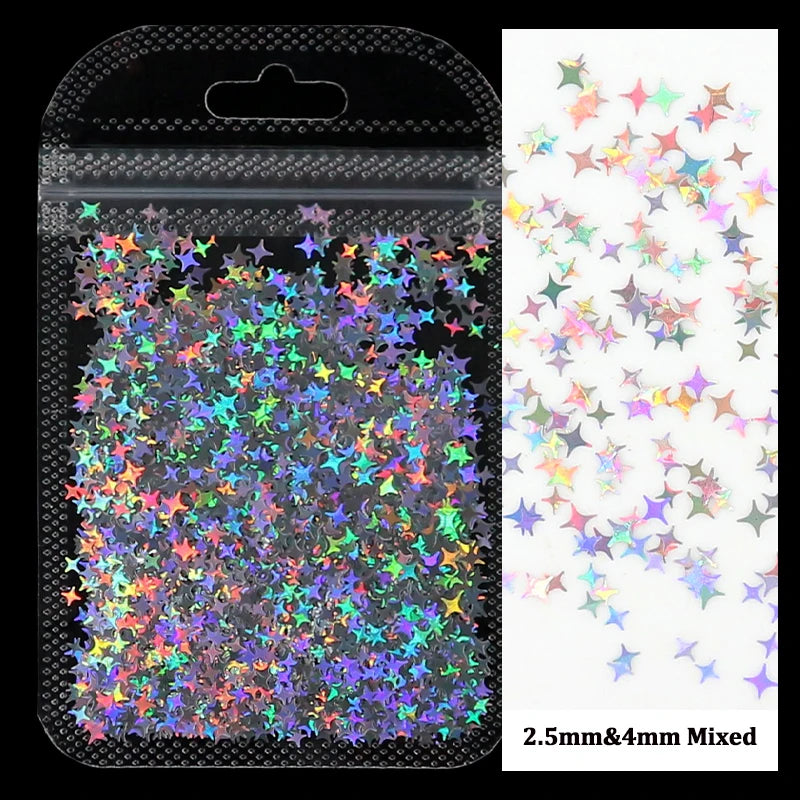Holographic Nail Glitter Flakes