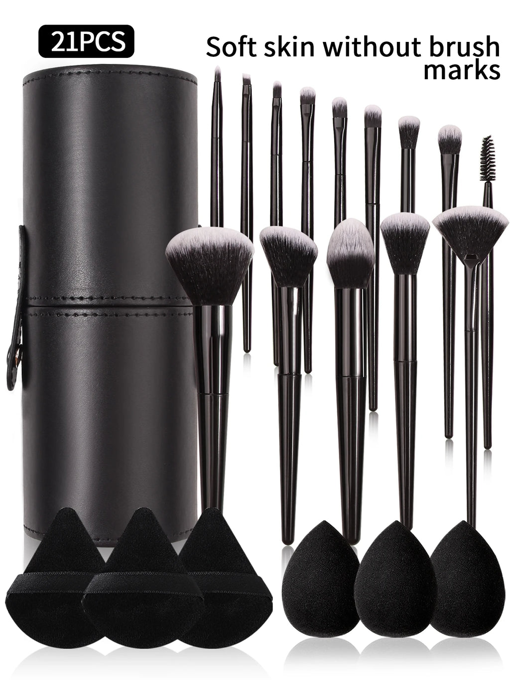 Soft Black Brush Collection