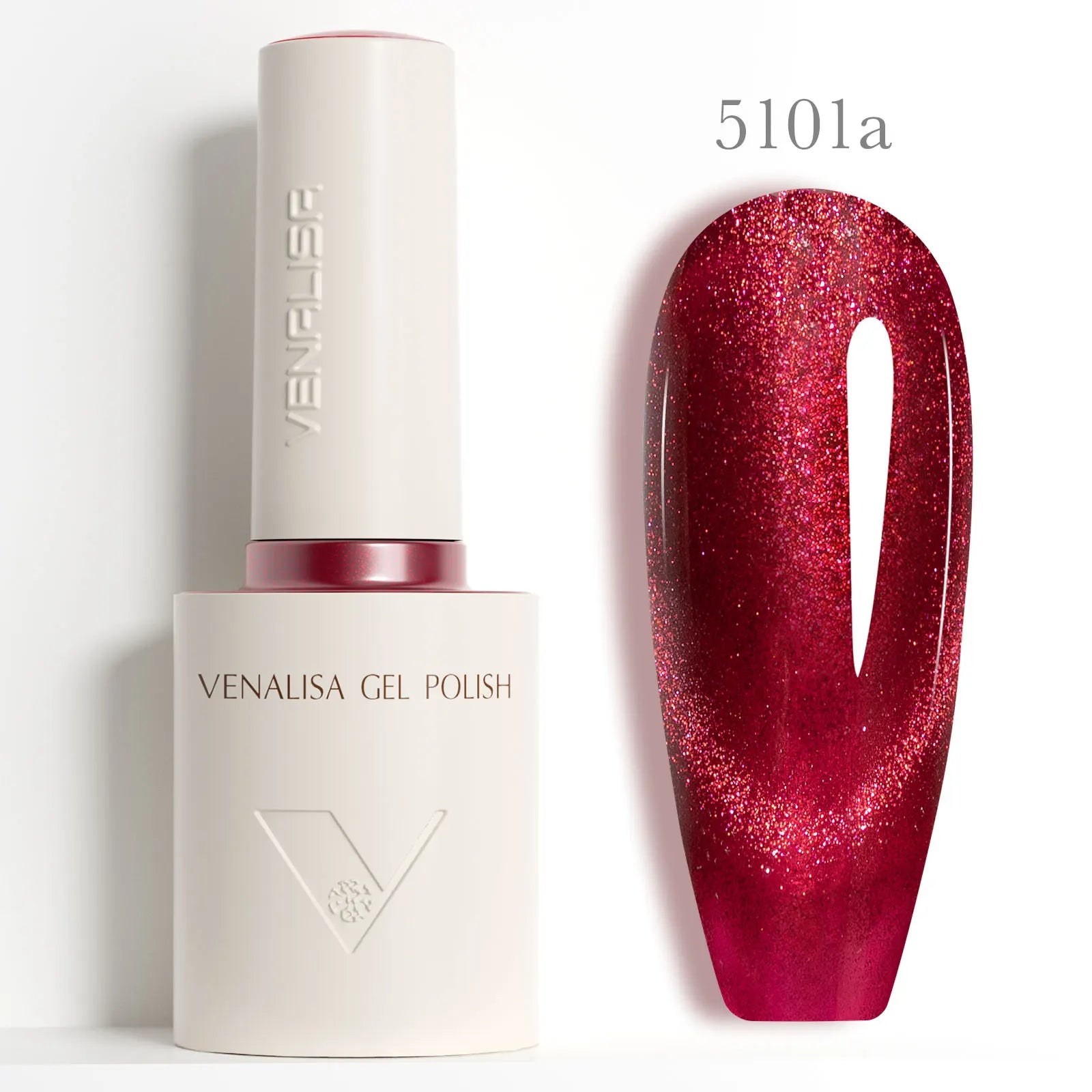 Venalisa V6 Nail Gel Polish Hema Free TPO Free Ultra Red Color Cat Eye Soak Off UV LED Semi Permanent Long Wear Diamond Top 10ml