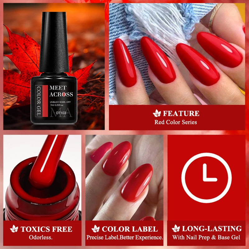 Wine Red Gel Polish