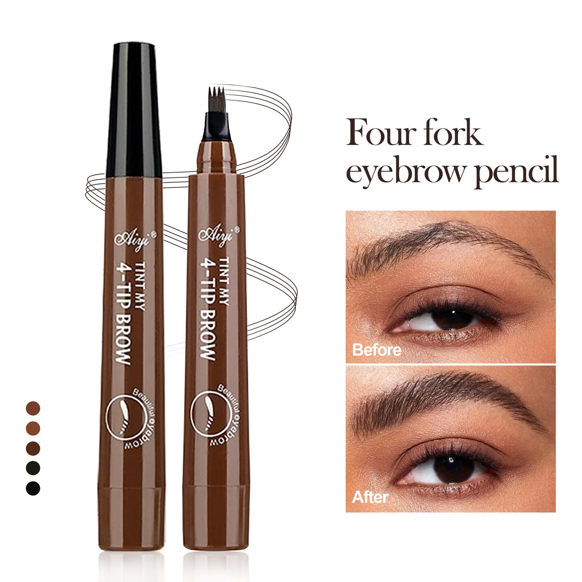 Four-Tip Liquid Brow Pen