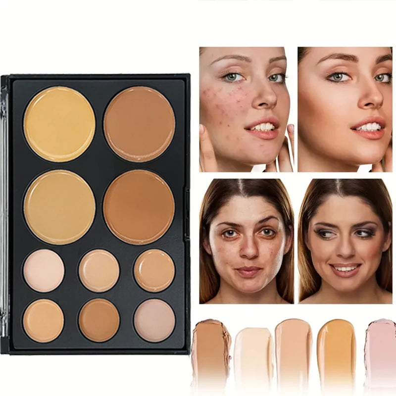 Ten-Shade Full-Coverage Concealer Palette