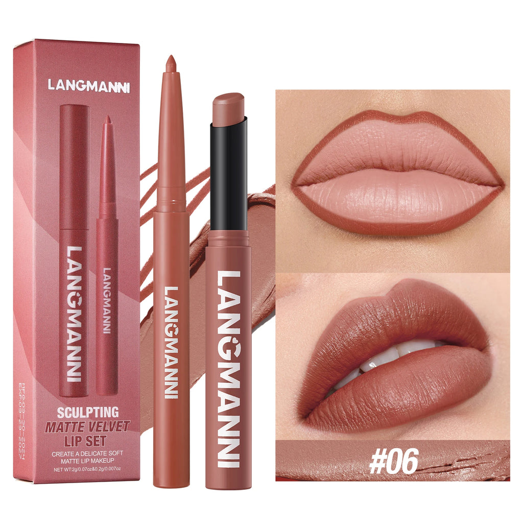 Dual Lipliner Lipstick Pencil