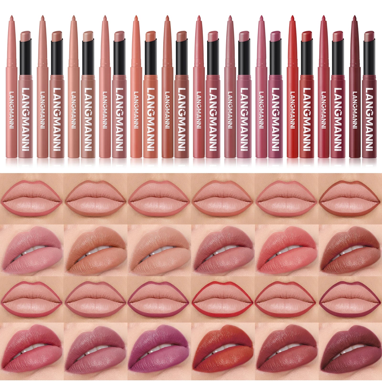 Dual Lipliner Lipstick Pencil