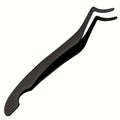 Eyelash Curler High Density Flower Grafting Eyelash Tool Seahorse Shaped Design Straight and Curved Eyelash Extension Tweezers
