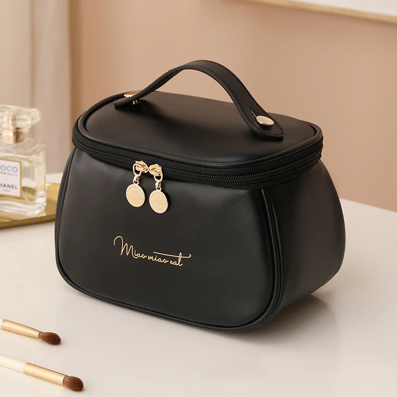 Reusable PU Leather Makeup Bag