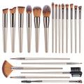 Champagne Finish Brush Set