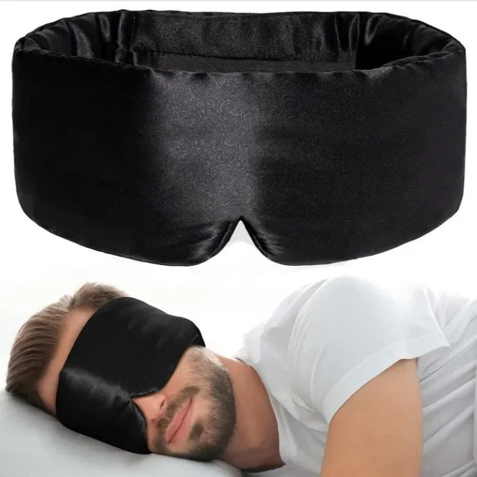 100% Mulberry Silk Sleeping Mask Eyepatch Blocking Light Eyemask Eyeshade for Travel & Nap Soft Padded Sleep Mask Slaapmasker