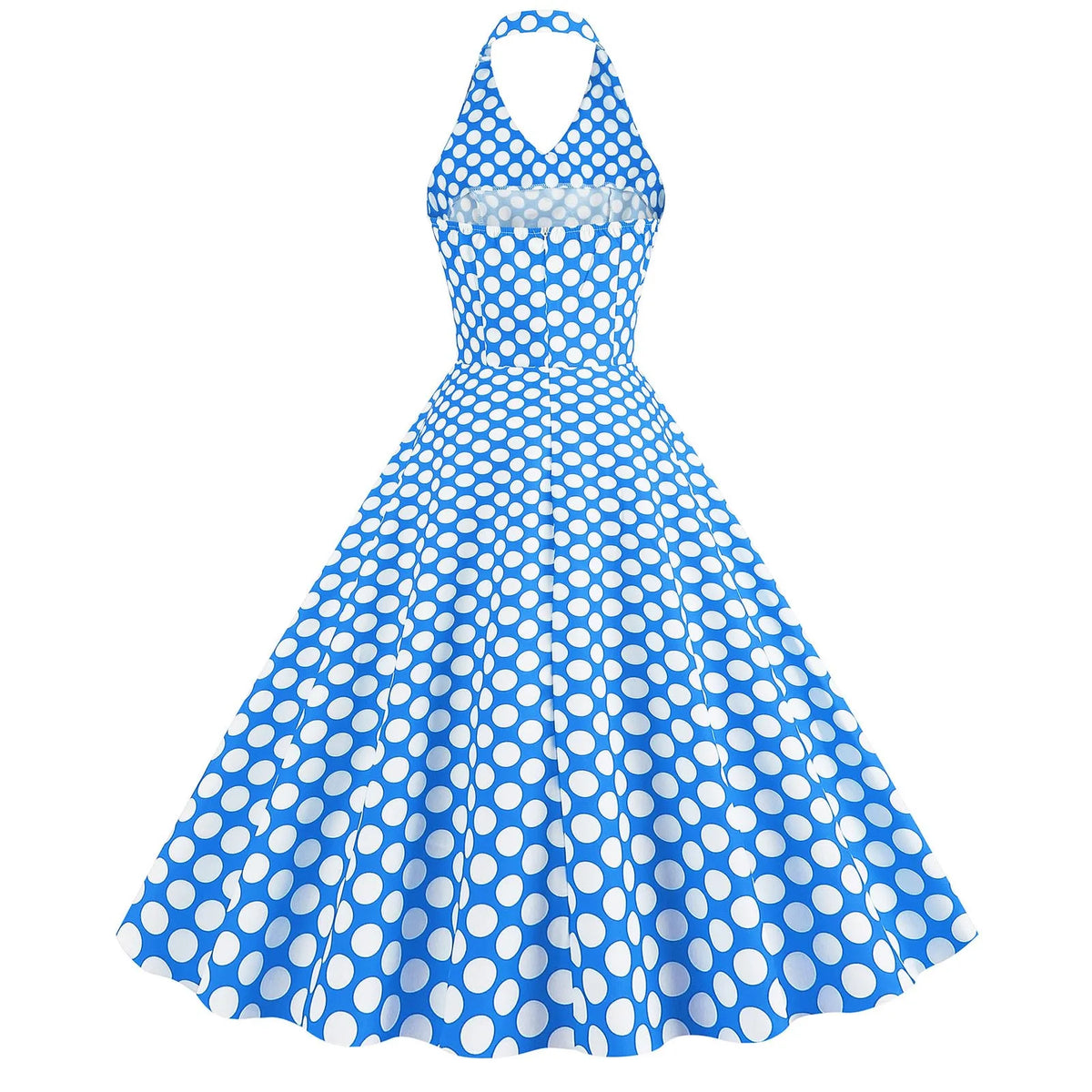Women'S Elegant Vintage Rockabilly Dress For Women 1950s Style Polka Dot Swing Dress For Retro Parties Costumes Movie Dresses