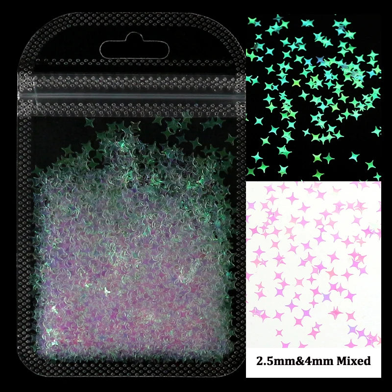 Holographic Nail Glitter Flakes