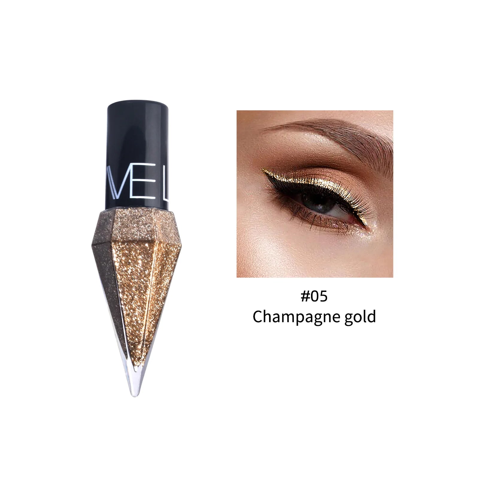 Diamond-Shimmer Quick-Dry Liquid Eyeliner