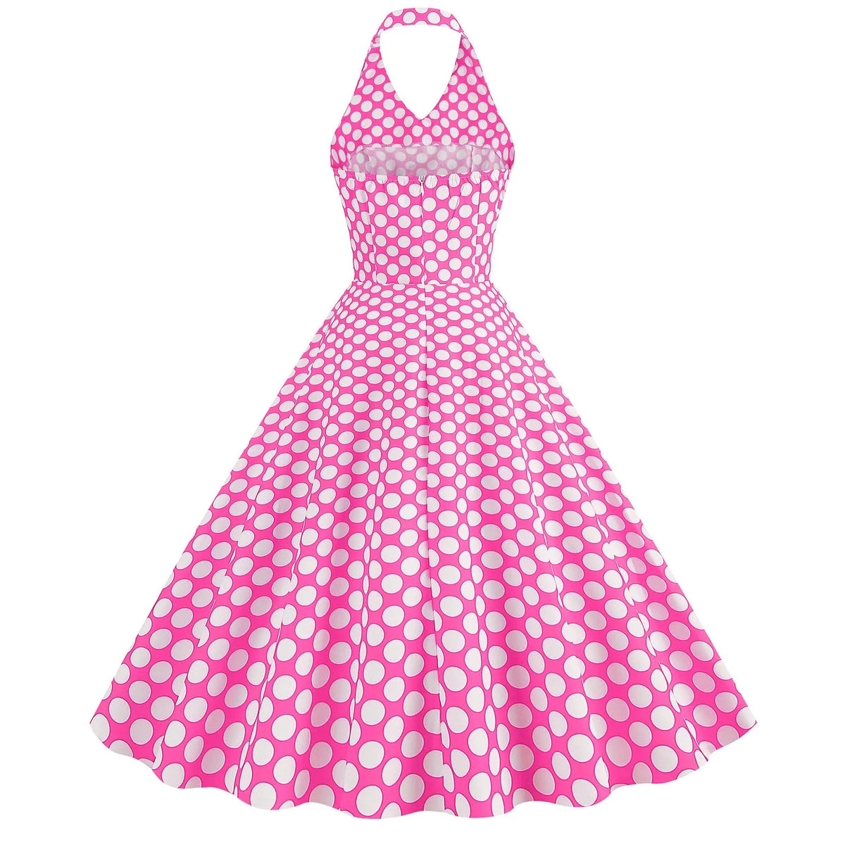 Women'S Elegant Vintage Rockabilly Dress For Women 1950s Style Polka Dot Swing Dress For Retro Parties Costumes Movie Dresses