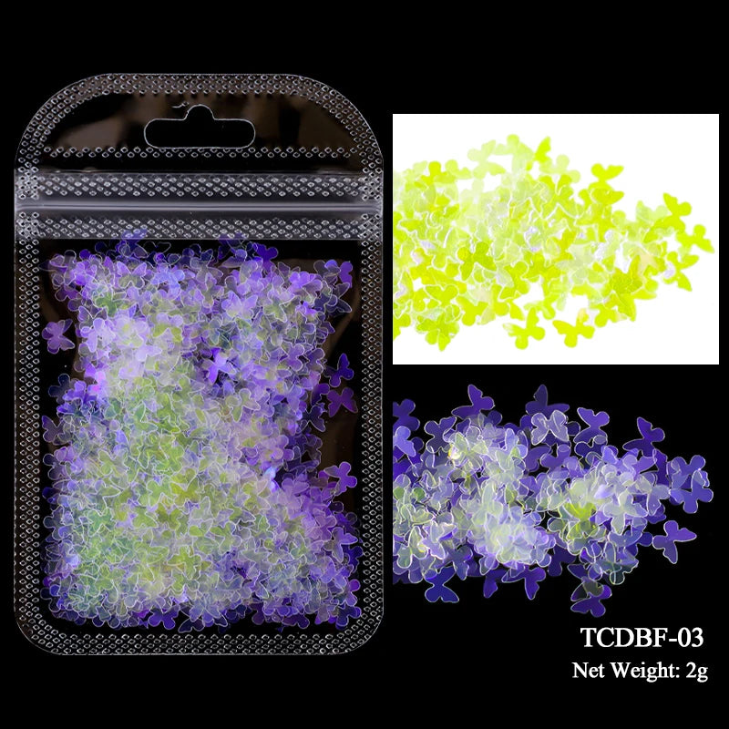 Holographic Nail Glitter Flakes