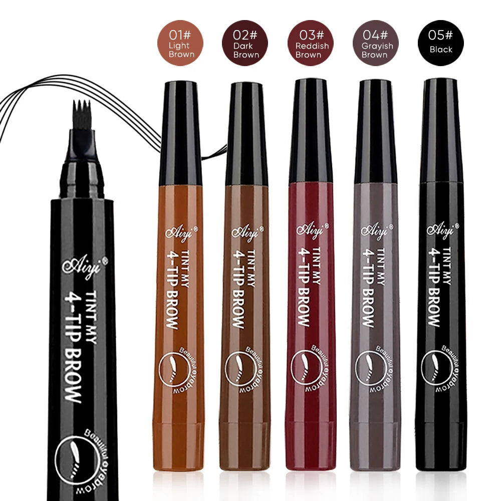 Four-Tip Liquid Brow Pen