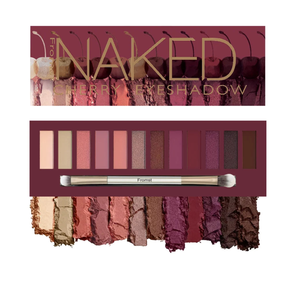 Twelve Color Shimmer Eyeshadow Palette