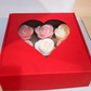 gift box candle scented roses