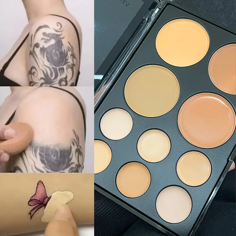 Ten-Shade Full-Coverage Concealer Palette