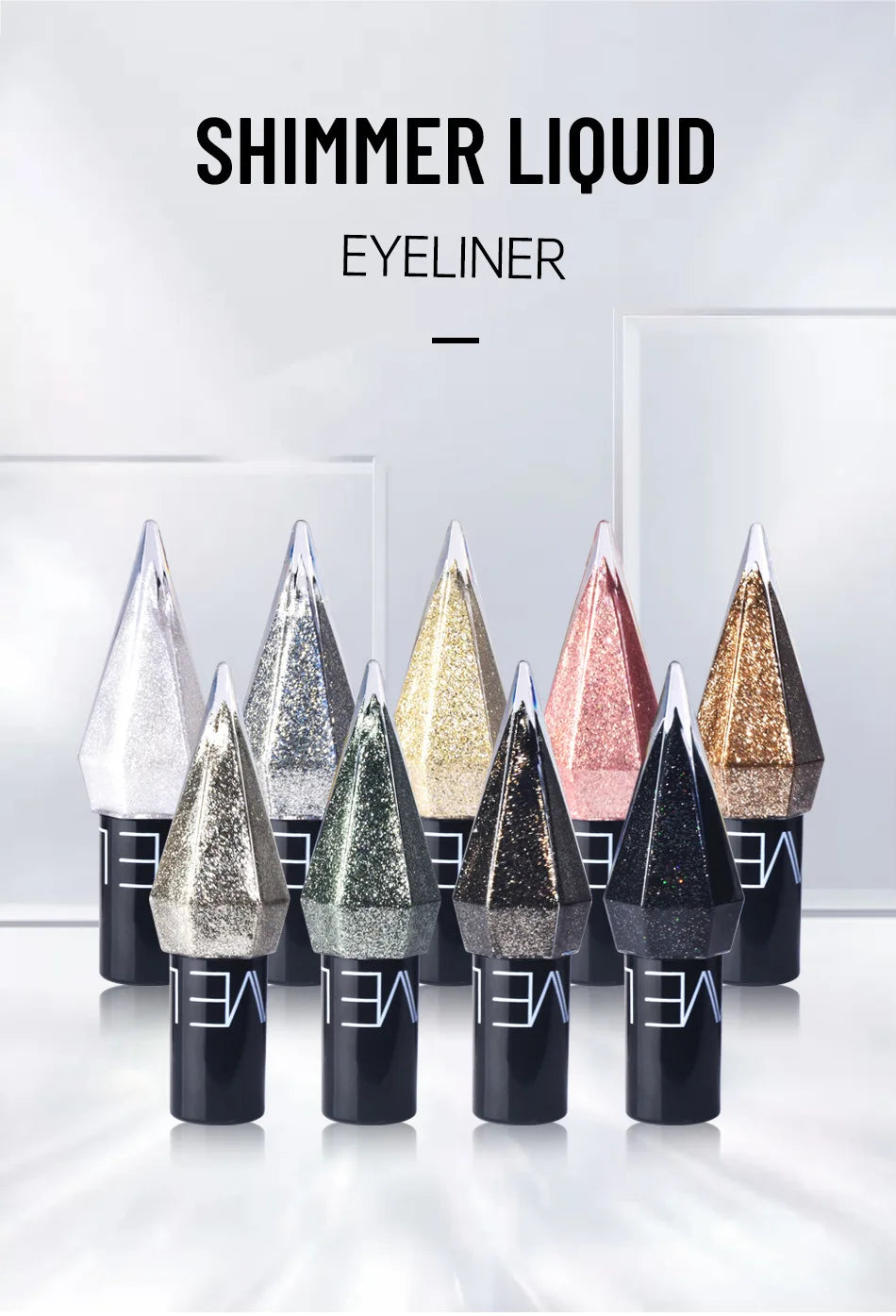 Diamond-Shimmer Quick-Dry Liquid Eyeliner