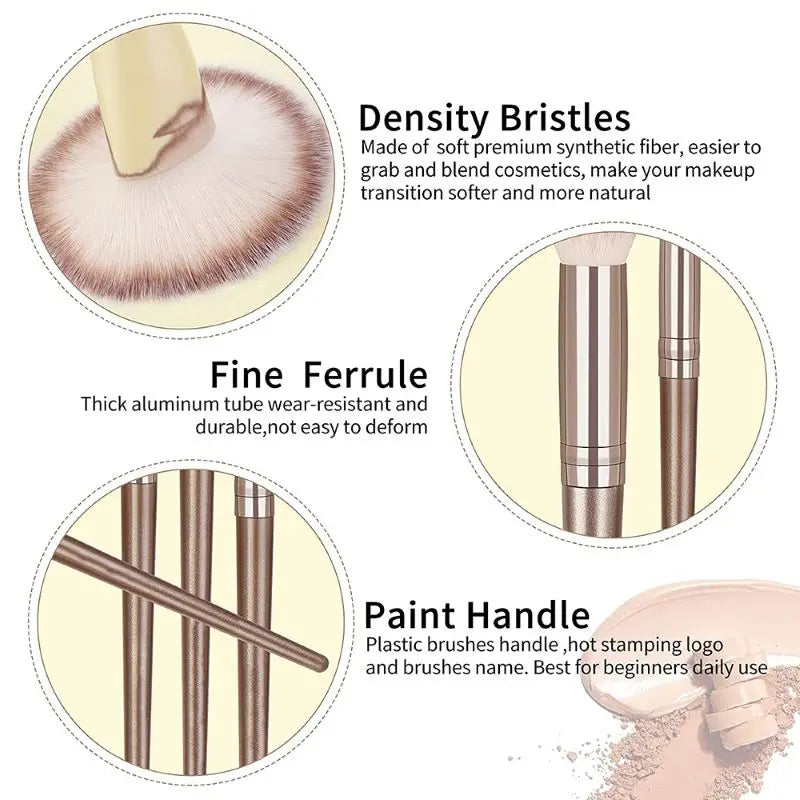 Fluffy Multi Piece Brushes