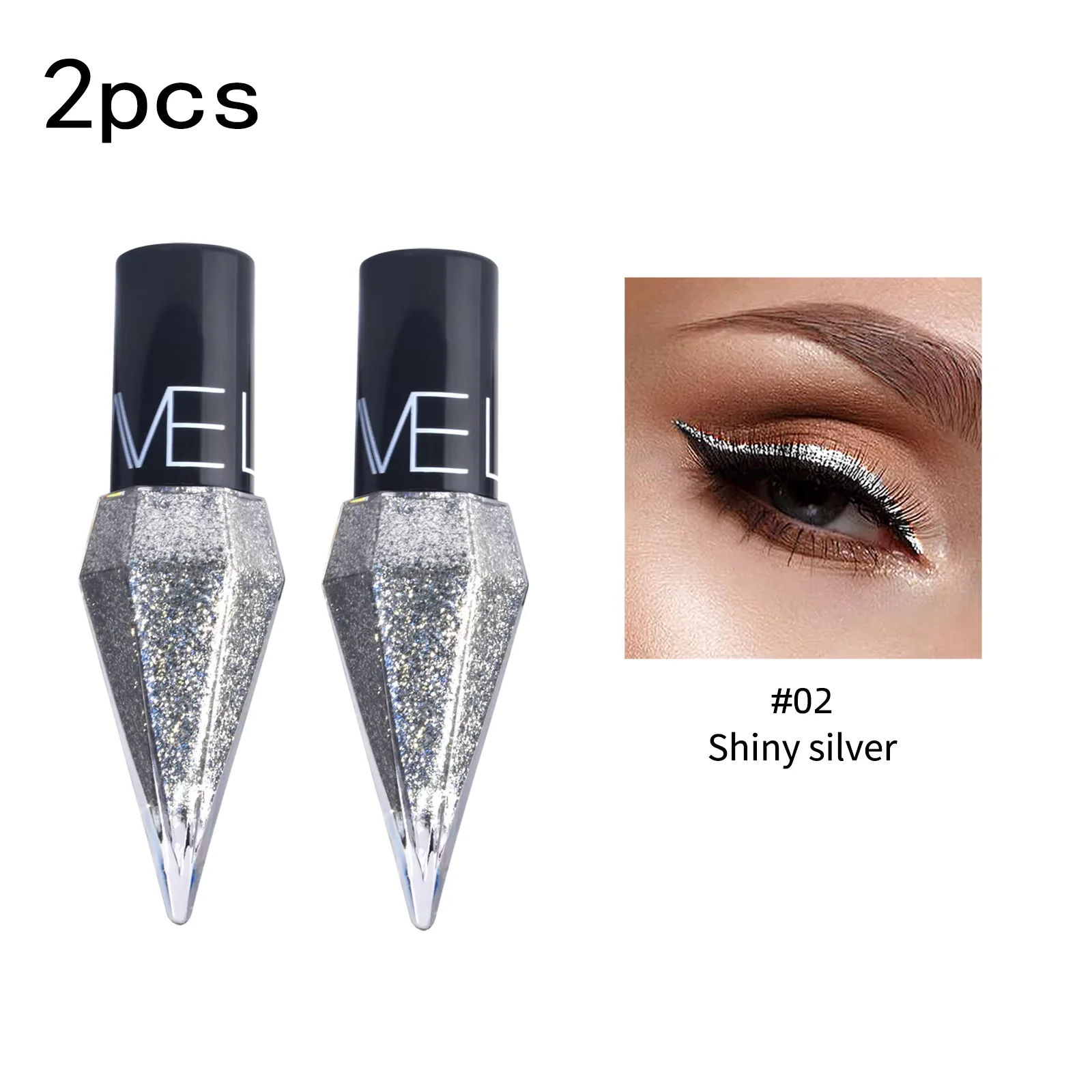 Diamond-Shimmer Quick-Dry Liquid Eyeliner