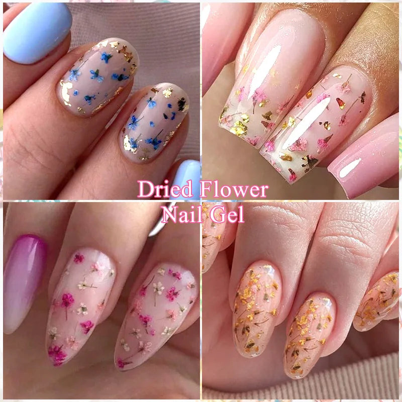 Dried Flower Gel Polish