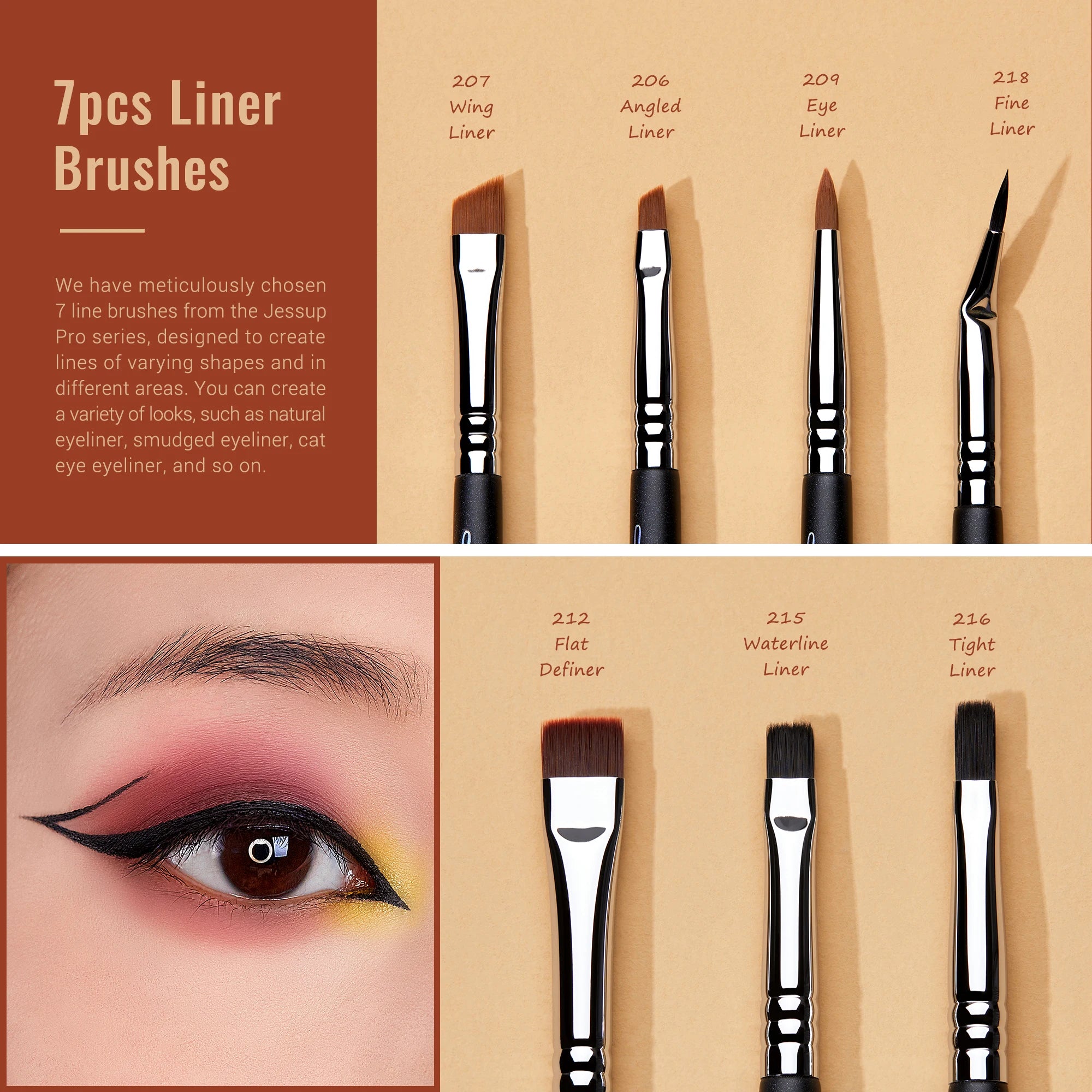 Jessup Eye Brush Collection