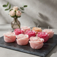 gift box candle scented roses